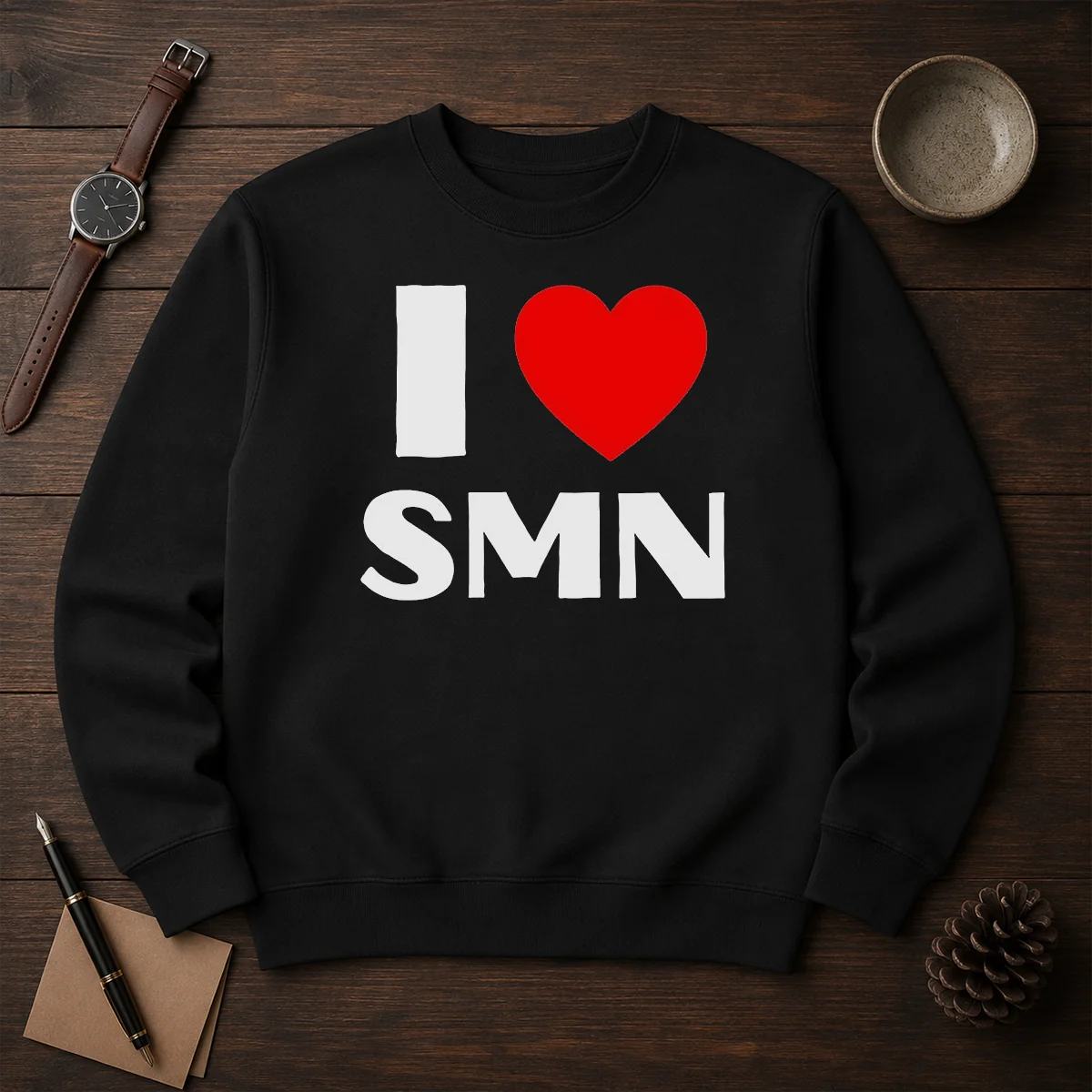 Funny I Love SMN Shirt - Image 7