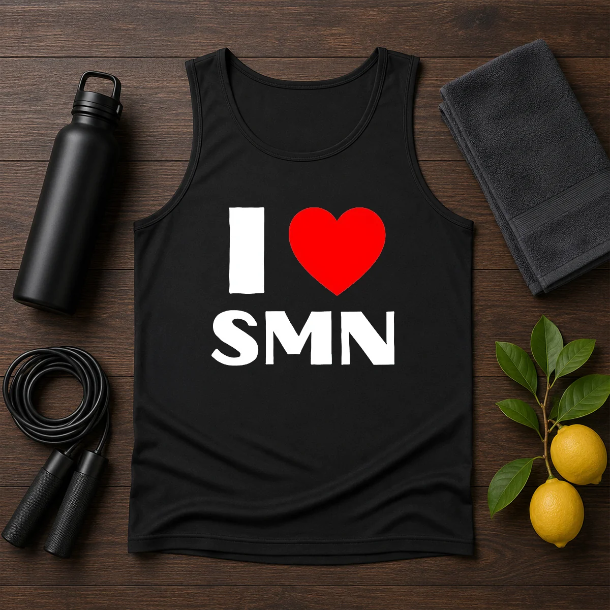 Funny I Love SMN Shirt - Image 3