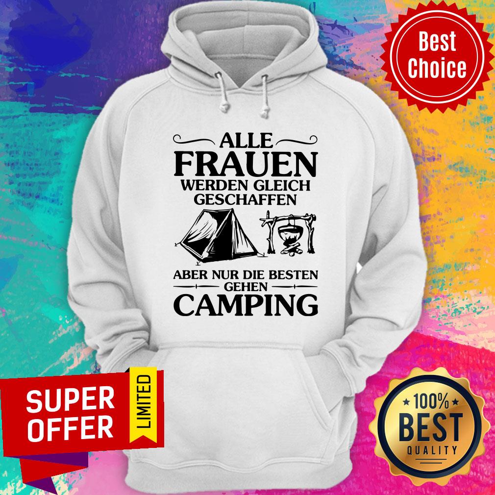 Alle Frauen Werden Gleich Geschaffen Camping Shirt - Image 5