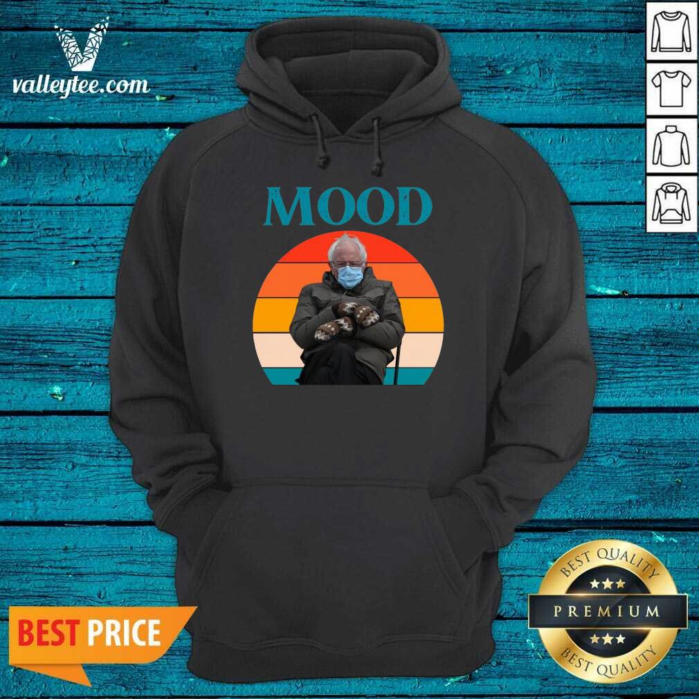 Funny Mood Funny Bernie Sanders Mittens Meme Inauguration Shirt - Image 2
