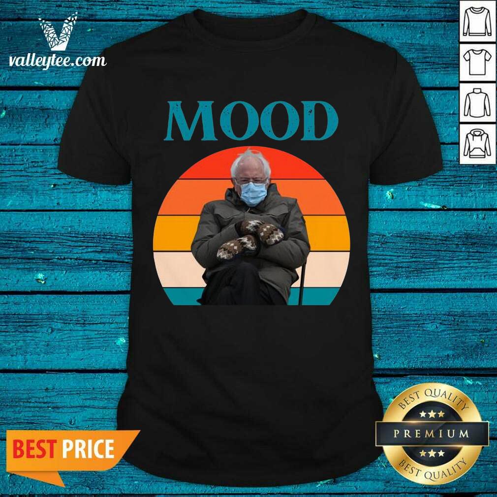 Funny Mood Funny Bernie Sanders Mittens Meme Inauguration Shirt