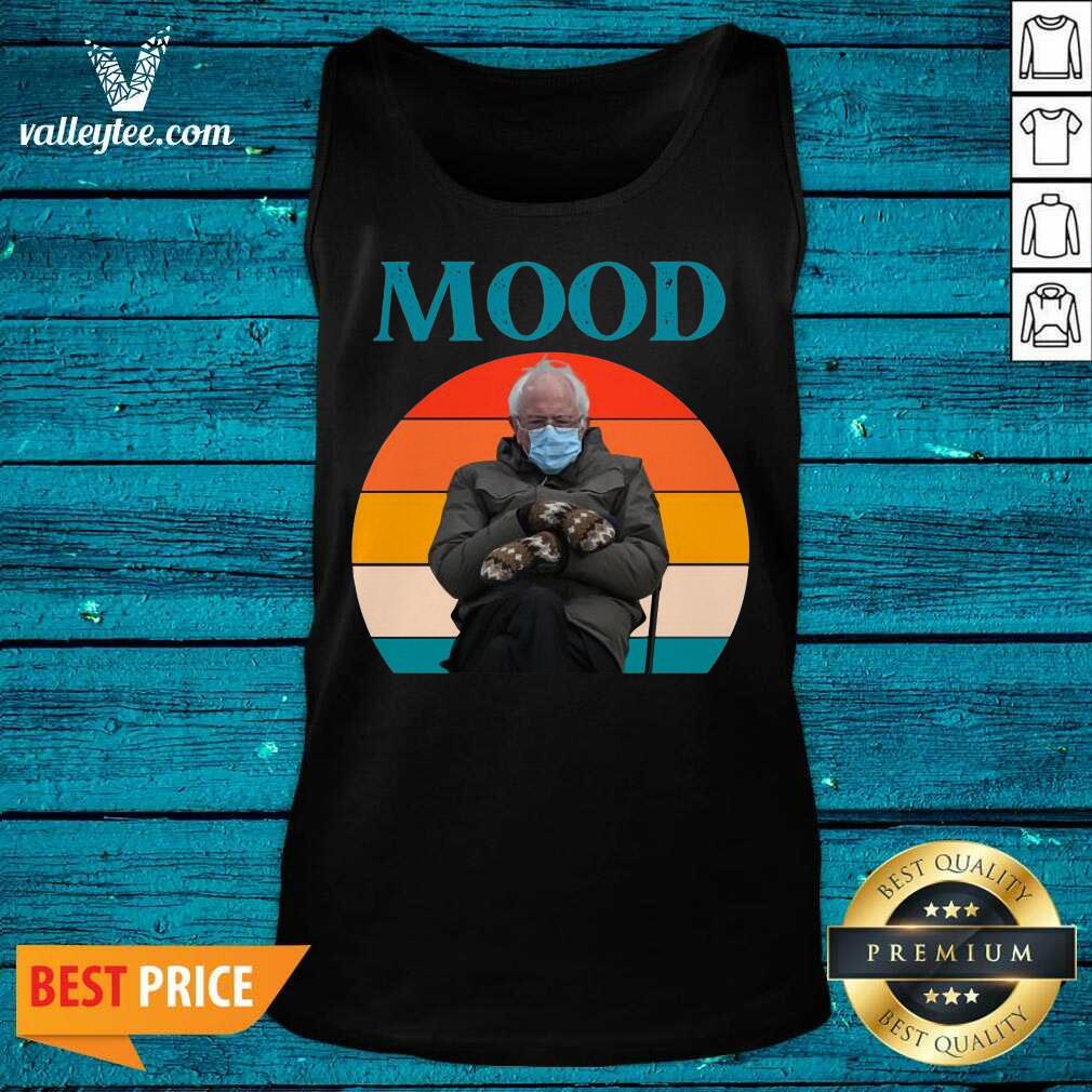 Funny Mood Funny Bernie Sanders Mittens Meme Inauguration Shirt - Image 3