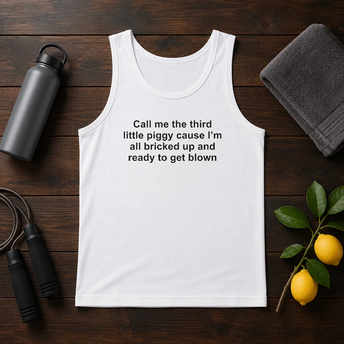 Good Call Me The Third Little Piggy Cause Im All Bricked Up And Ready To Get Blown Shirt - Image 3