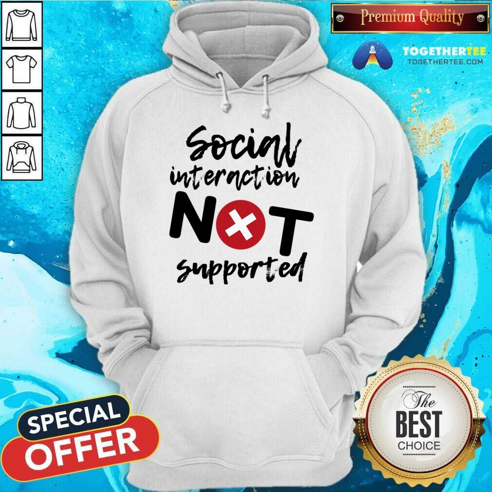 Original Social Interaction Not Supported Classic T-Shirt - Image 5