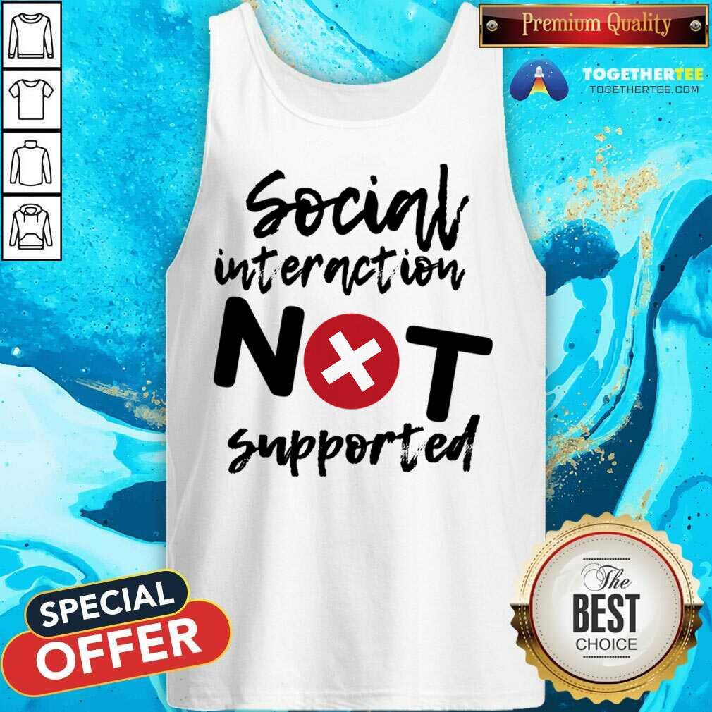 Original Social Interaction Not Supported Classic T-Shirt - Image 3
