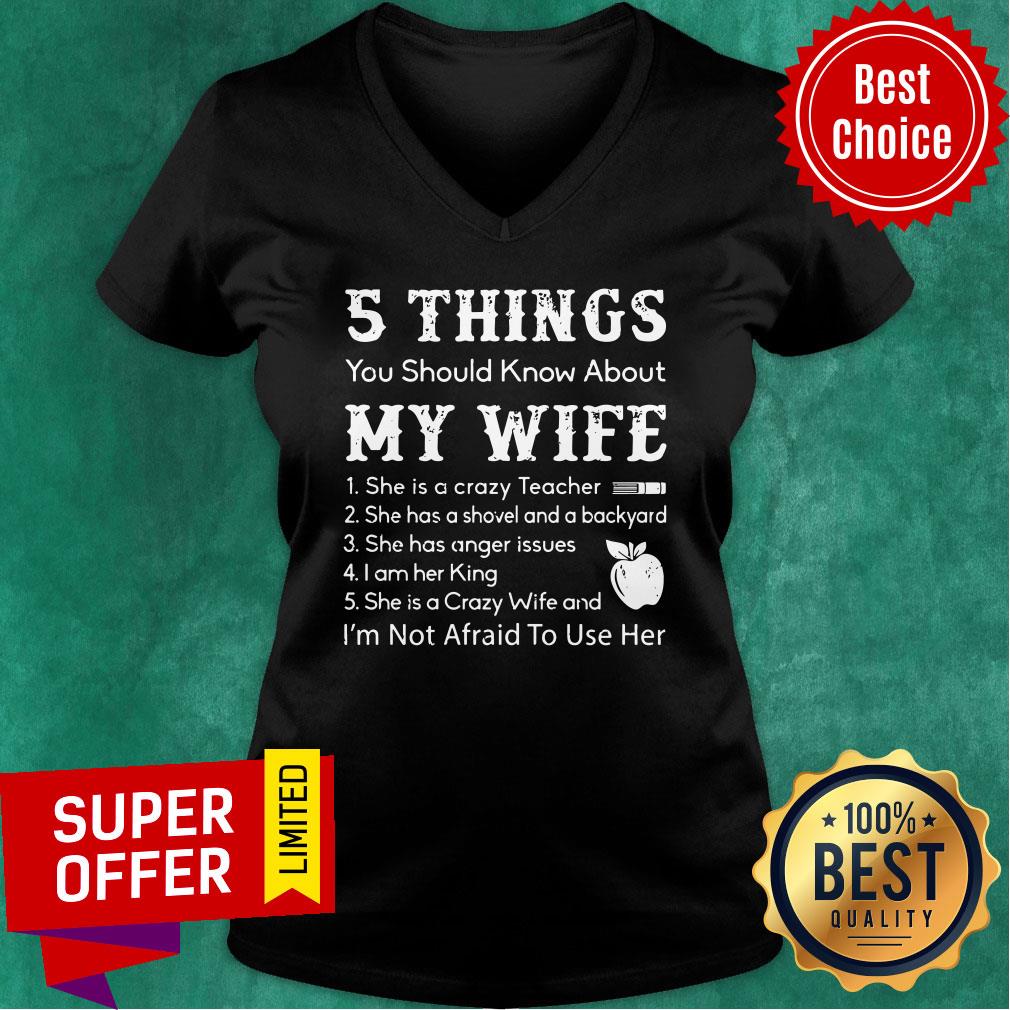 Top 5 Things You Should Know About My Wife Shirt - Image 2