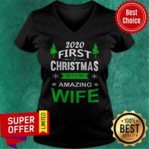 Alternative view of Premium 2020 First Christmas With My Amazing Wife Shirt