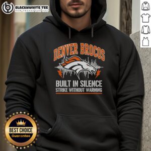 Alternative view of Nice Denver Broncos Built In Silence Strike Without Warning T-Shirt