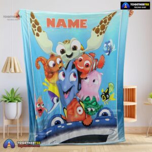 Official Finding Nemo With Friends Blanket Fleece Customized Blanket