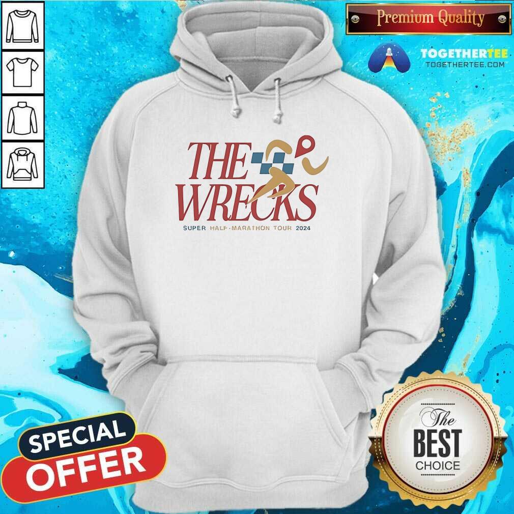 Top The Wrecks Super Half Marathon Tour 2024 T-Shirt - Image 5