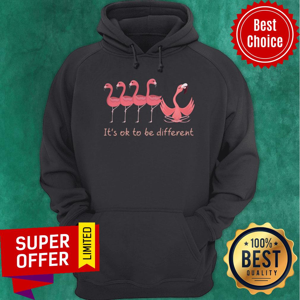 Flamigo Yoga It's Ok To Be Different Shirt - Image 2
