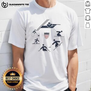 Awesome U.S. Paralympics 2026 Winter Paralympics Picto Circle T-Shirt