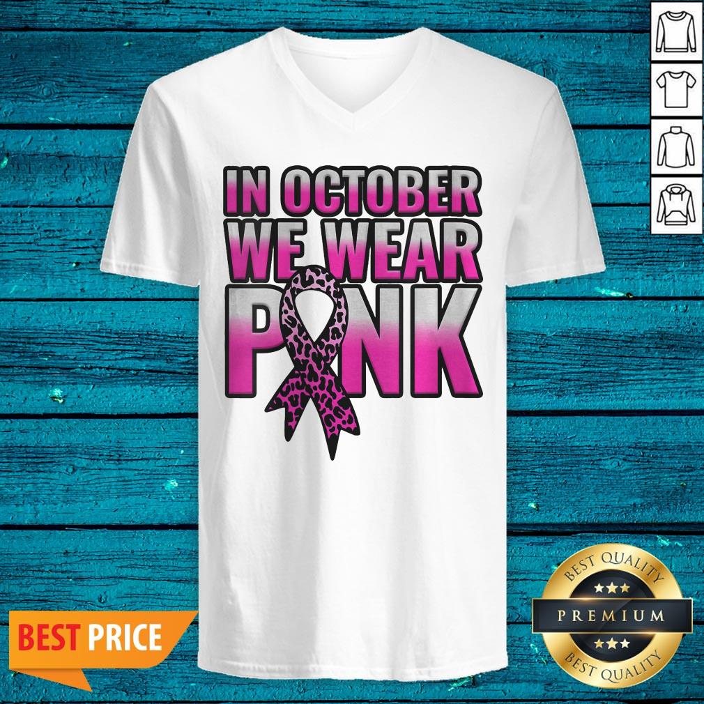 Breast Cancer Awareness In October We Wear Pink Walk Gift Shirt - Image 4