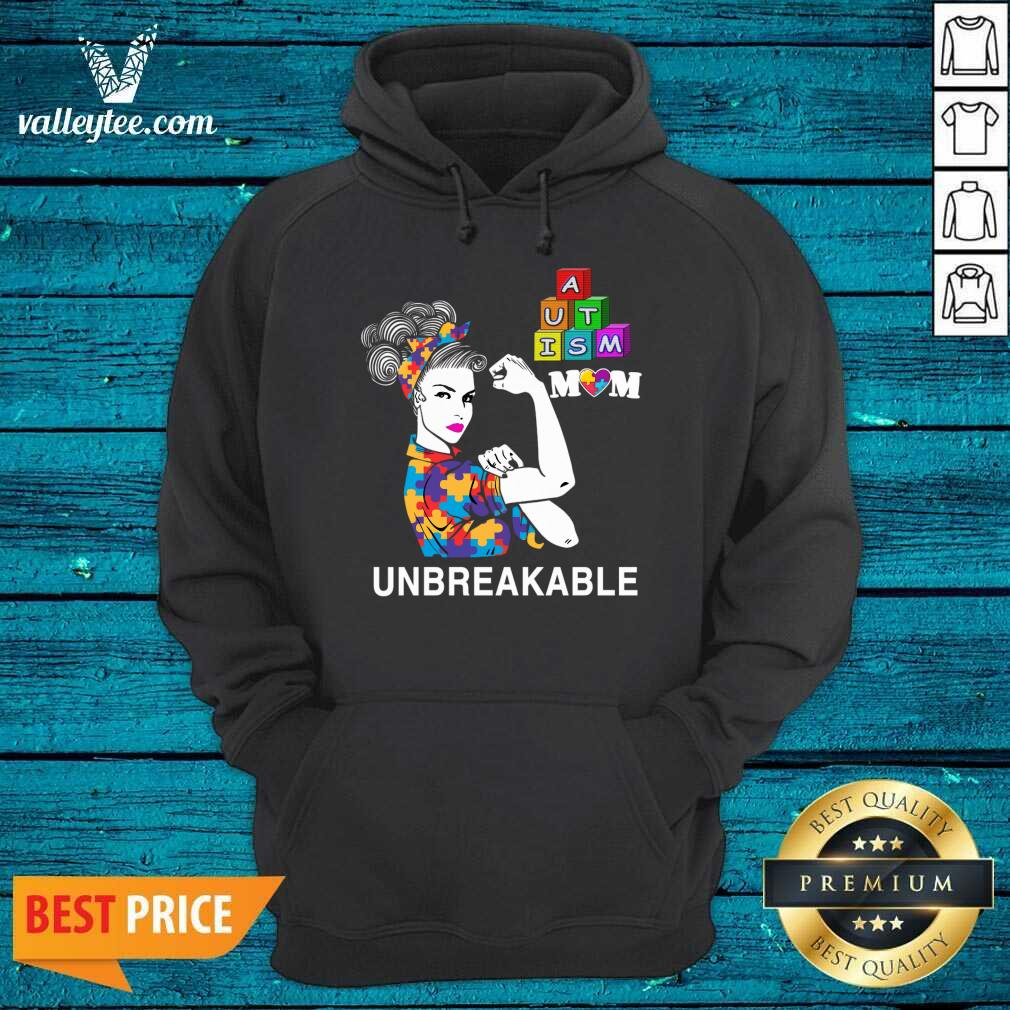 Delicate Autism Mom Unbreakable Autism Awareness Shirt - Image 2