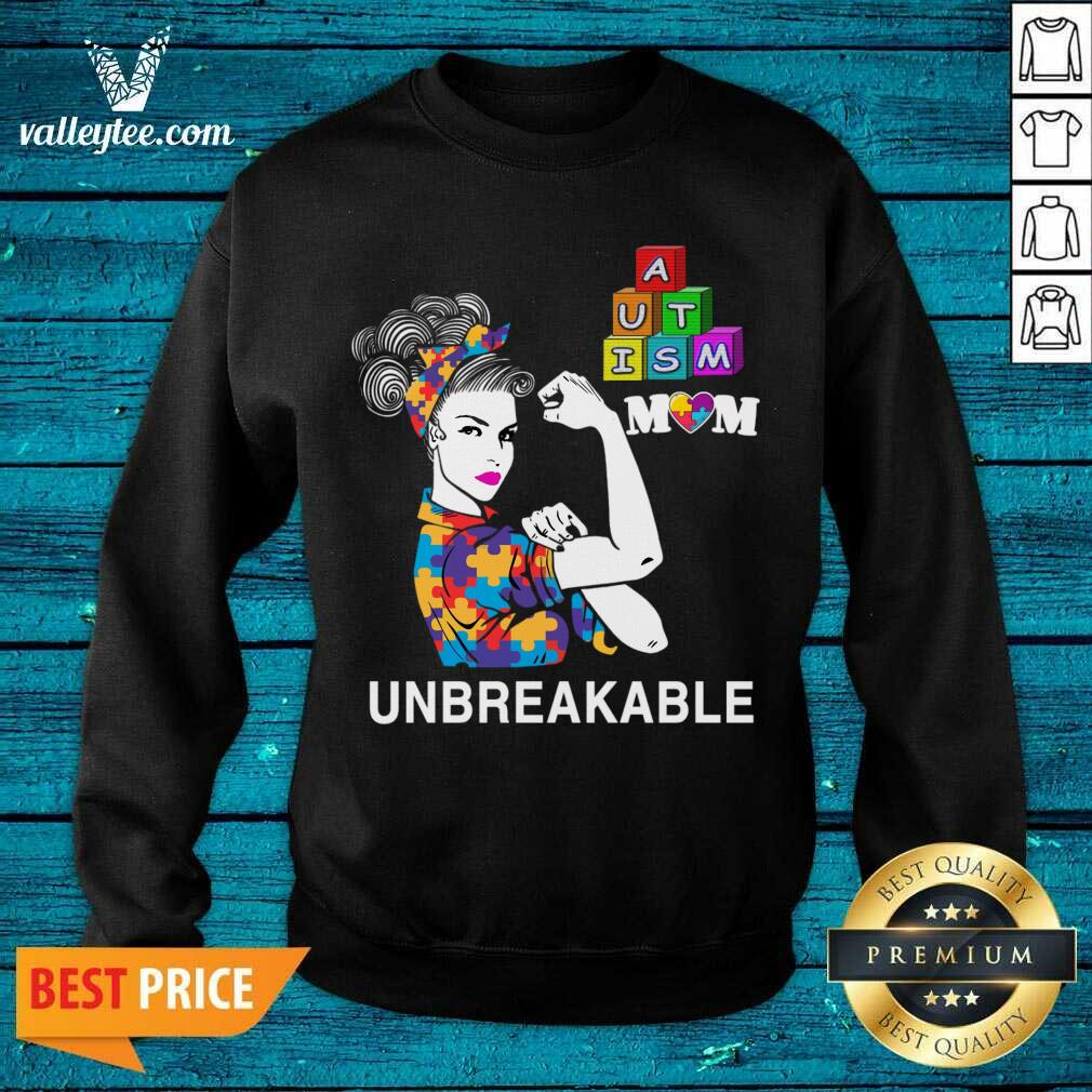 Delicate Autism Mom Unbreakable Autism Awareness Shirt - Image 5