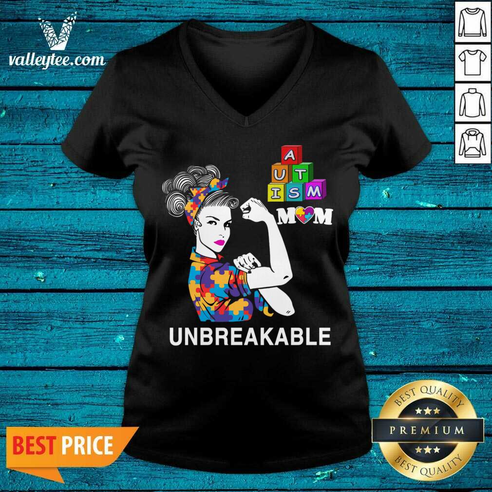 Delicate Autism Mom Unbreakable Autism Awareness Shirt - Image 3