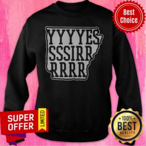 Alternative view of Official Yessir Ark Fayetteville Shirt