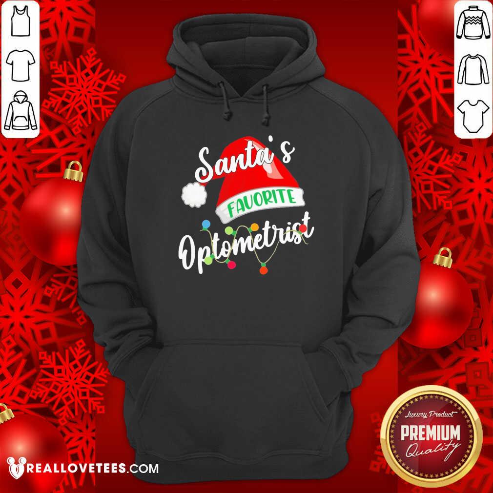 Top Santa’s Favorite Optometrist Christmas Shirt - Image 4
