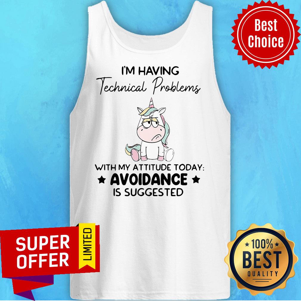 Unicorn I’m Having Technical Problems With My Attitude Today Avoidance Shirt - Image 5