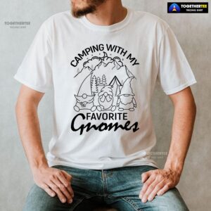 Alternative view of Camping With My Favorite Gnomes T-Shirt