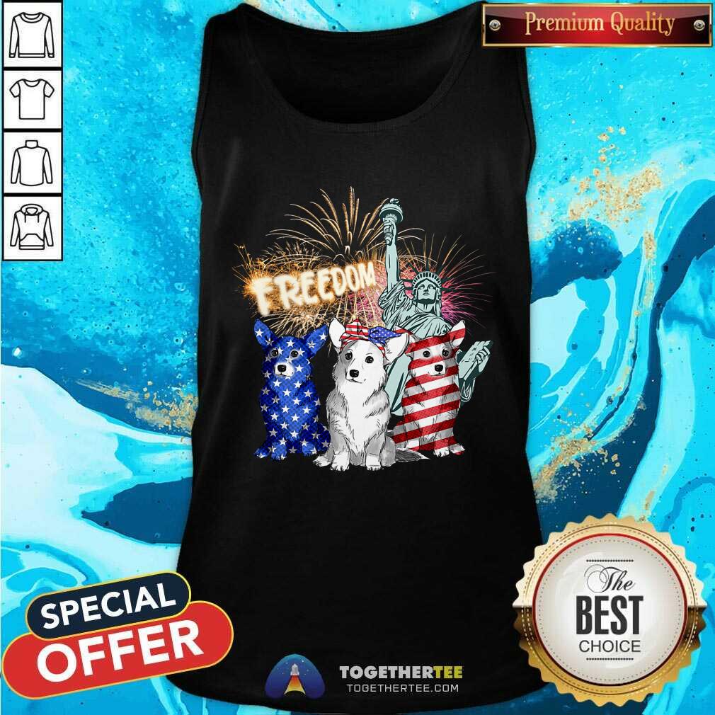 Corgi American Patriot Freedom Liberty Shirt - Image 4