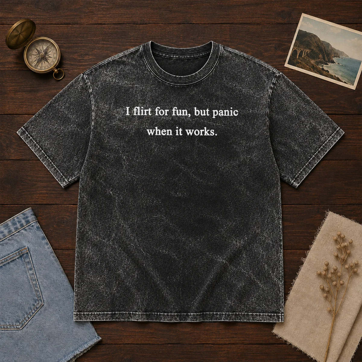Good I Flirt For Fun But Panic When It Works Shirt - Image 8