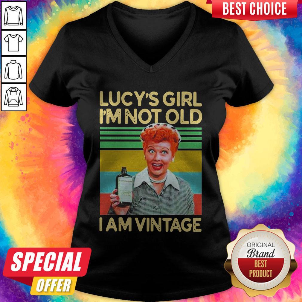 Nice I Love Lucy'S Girl I'M Not Old I'M Vintage Shirt - Image 2