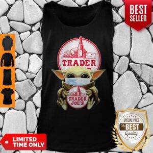 Alternative view of Original Baby Yoda Mask Hug Trader Joe’s Shirt