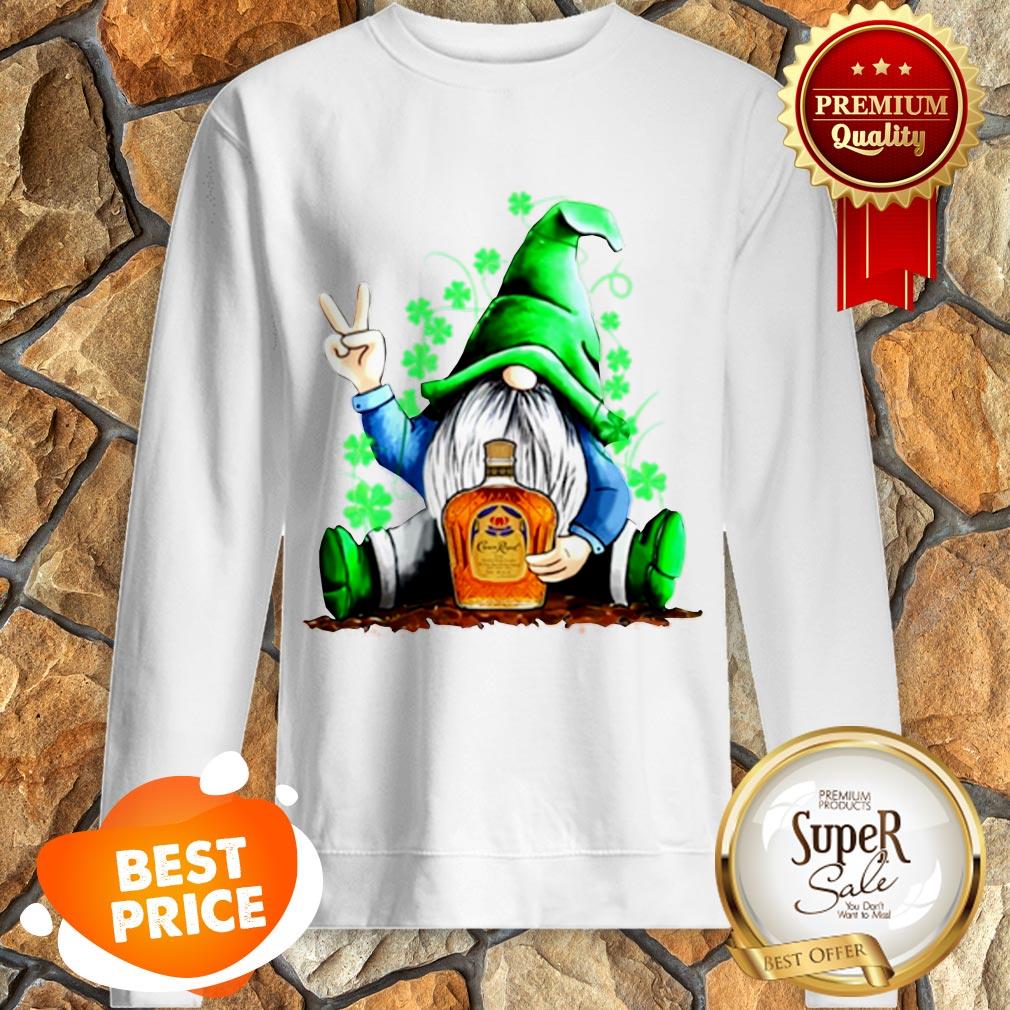 Nice St Patrick’s Day Irish Gnome And Crown Royal Shirt - Image 2