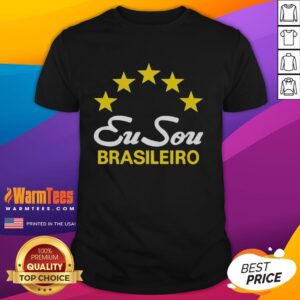Official Eu Sou Brasileiro Brazil Five Stars T-Shirt