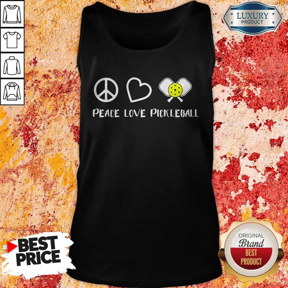 Official Peace Love Pickleball Shirt - Image 3