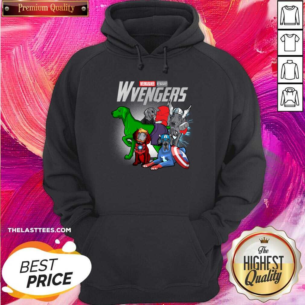 Nice Weimaraner Marvel Avengers Wvengers Shirt - Image 2