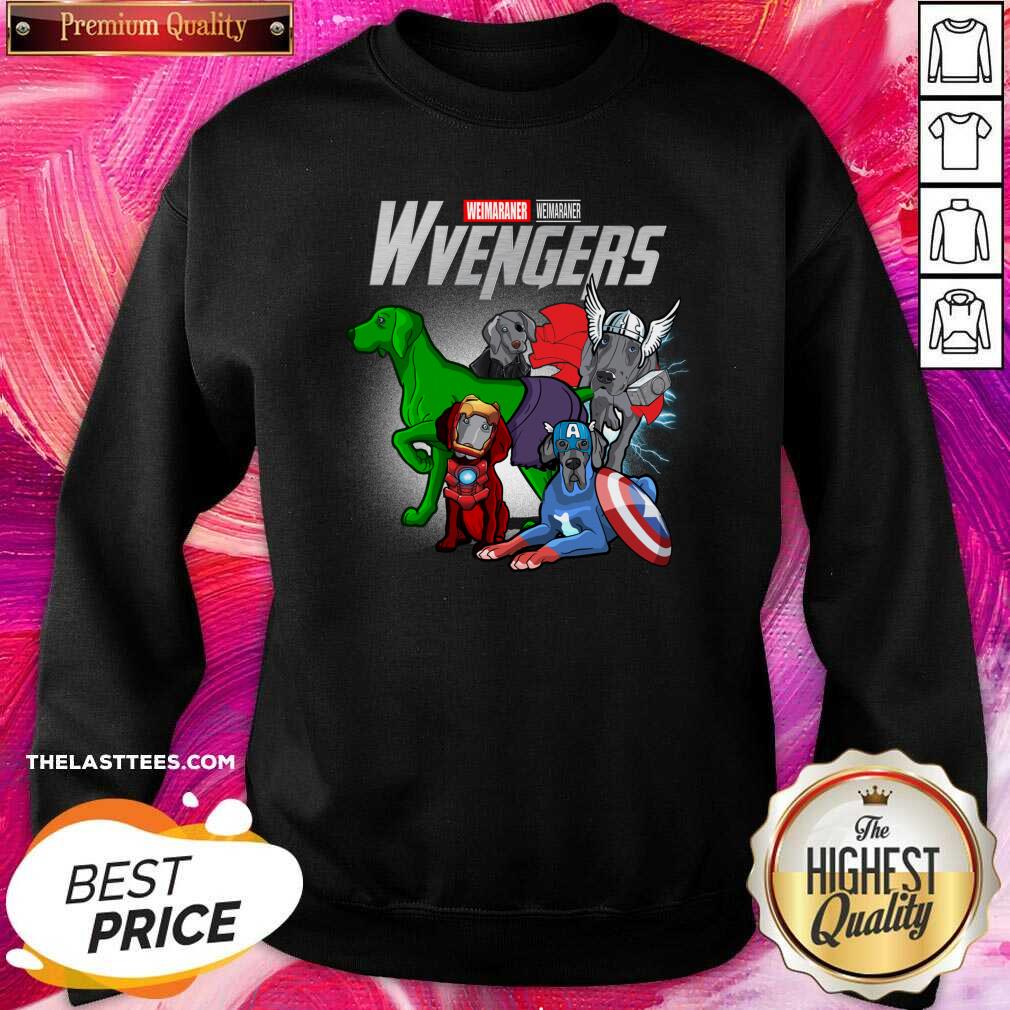 Nice Weimaraner Marvel Avengers Wvengers Shirt - Image 5