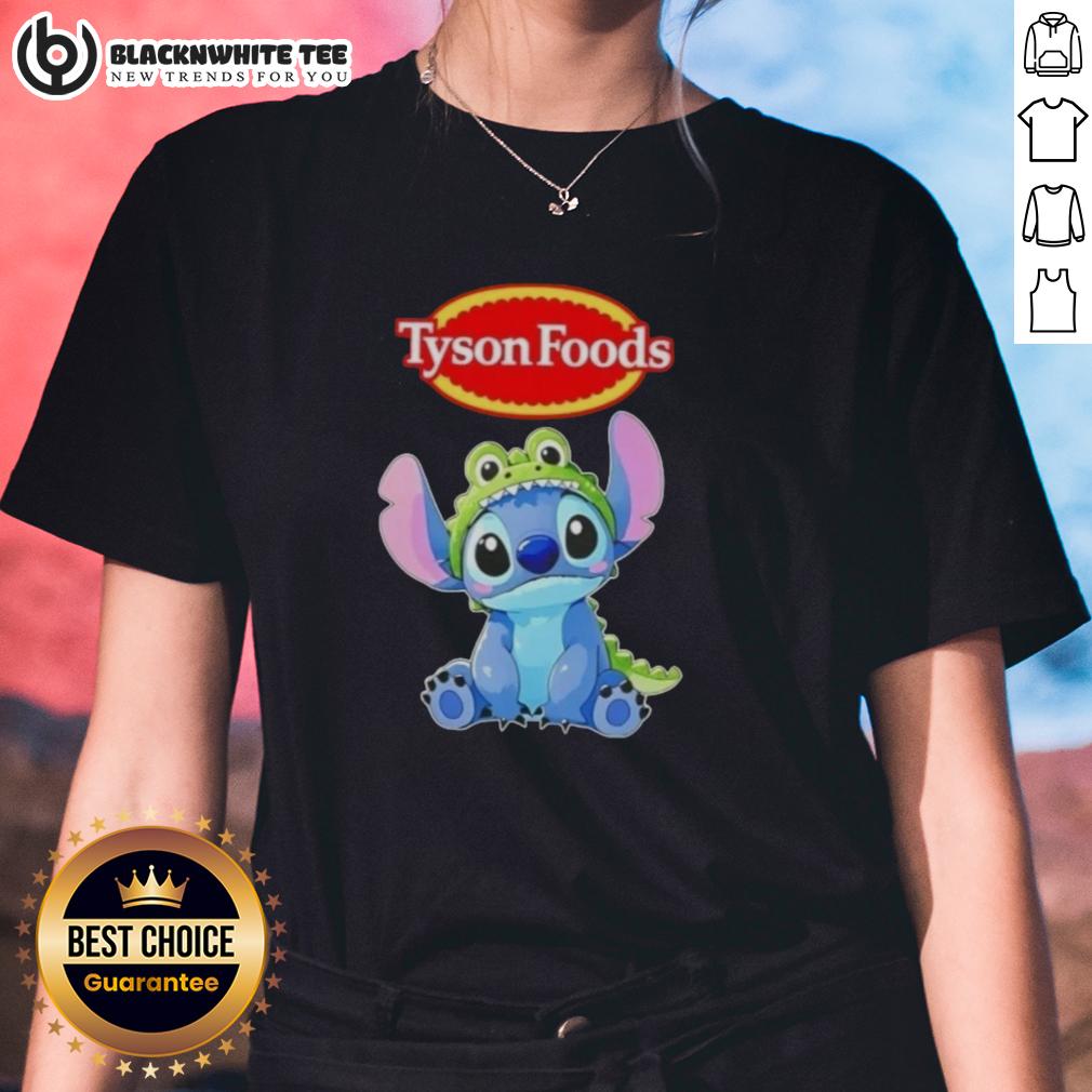 Awesome Stitch Cosplay Crocodile X Tyson Foods T-Shirt - Image 3
