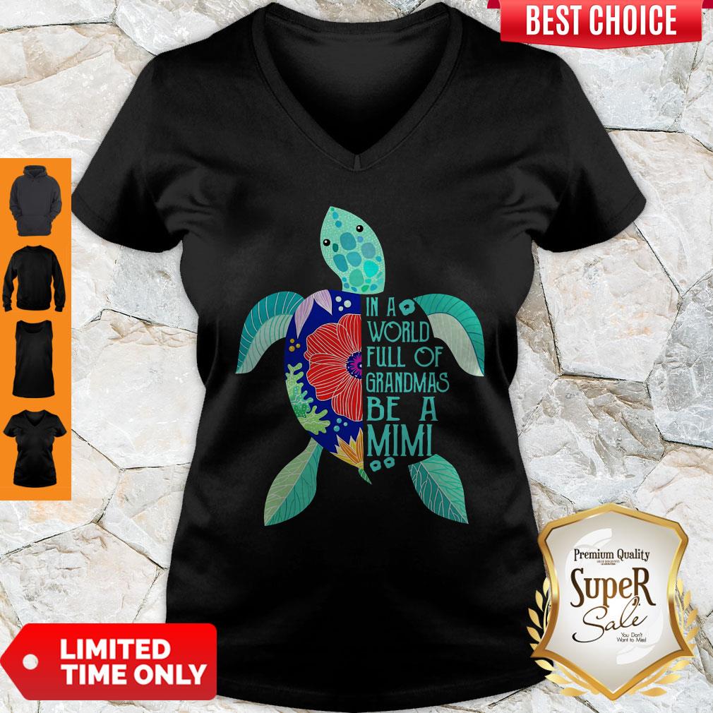 Top Turtle In A World Full Of Grandmas Be A Mimi Shirt - Image 3