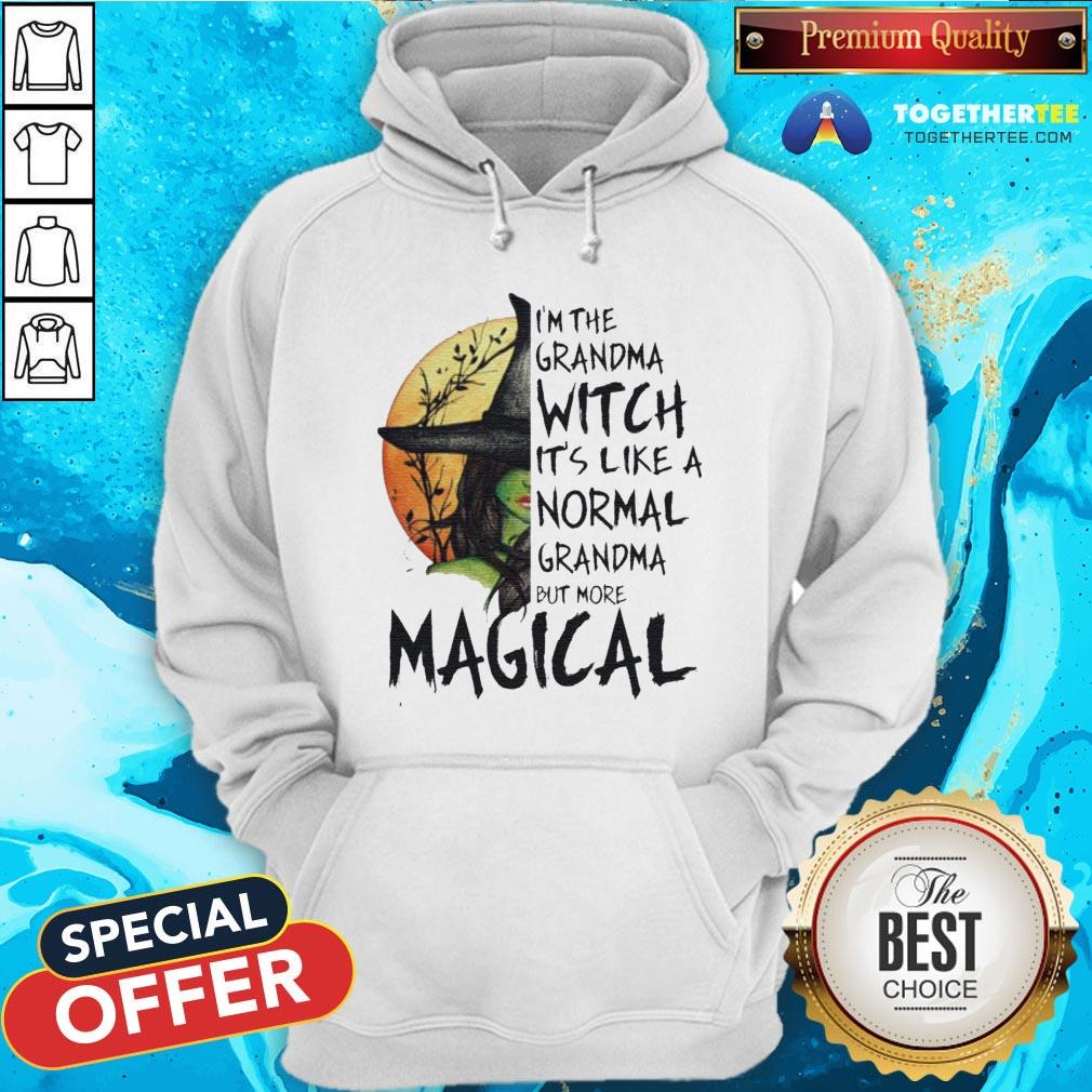 Magical I'm The Grandma Witch It's Like A Normal Grandma But More Halloween Shirt - Image 5