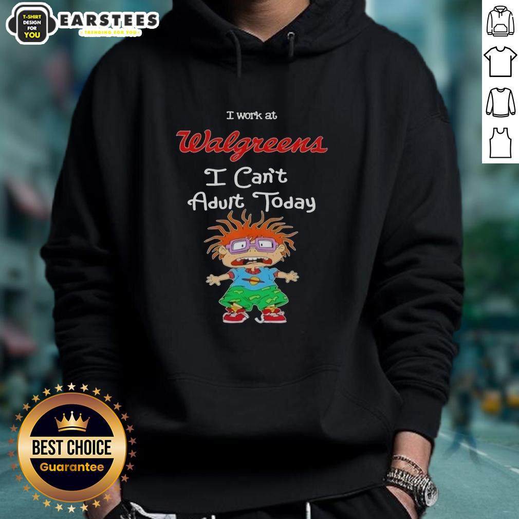 Awesome Chuckie Finster I Work At Walgreens I Can't Adult Today T-Shirt - Image 2