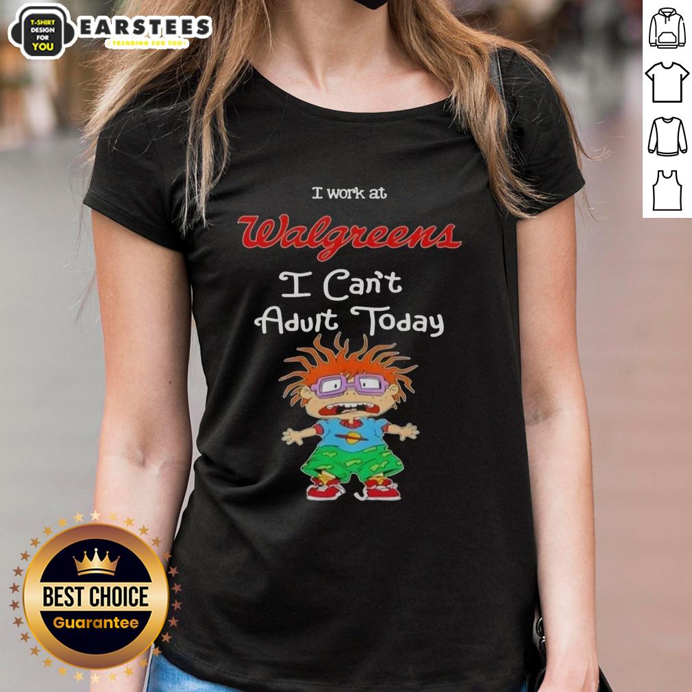Awesome Chuckie Finster I Work At Walgreens I Can't Adult Today T-Shirt - Image 3