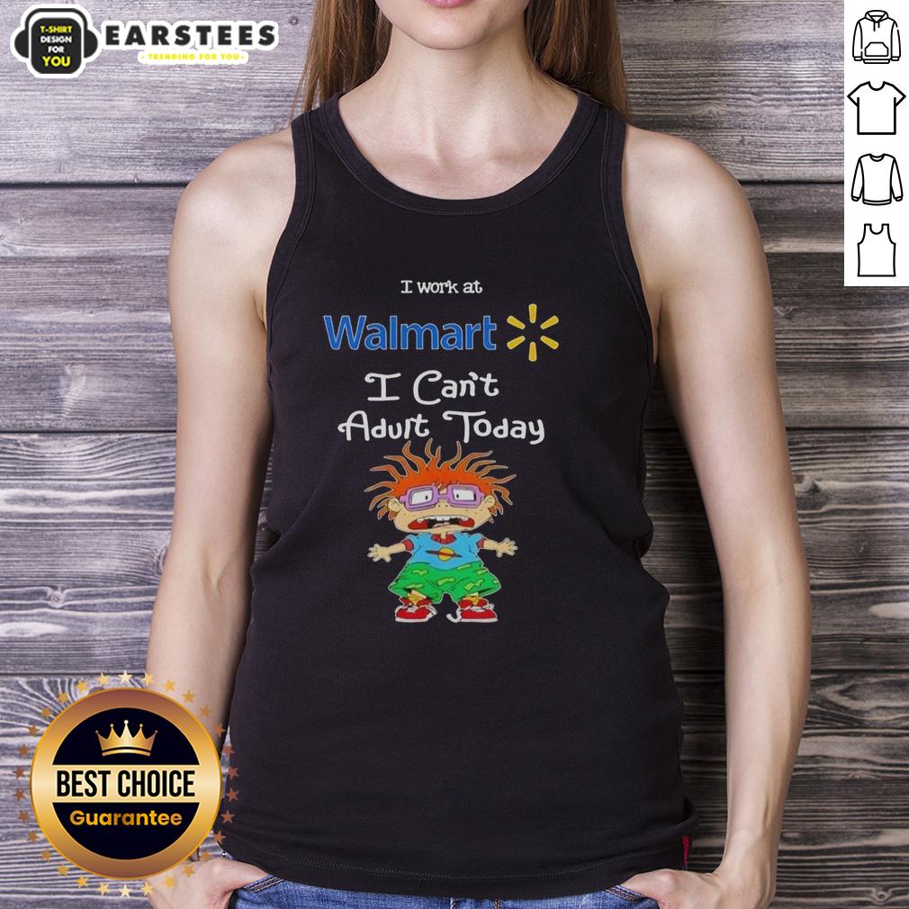 Awesome Chuckie Finster I Work At Walmart I Can't Adult Today T-Shirt - Image 3