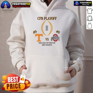 Alternative view of Nice Ohio State Vs Tennessee Football 2024 2025 CFP Playoff First Round T-Shirt