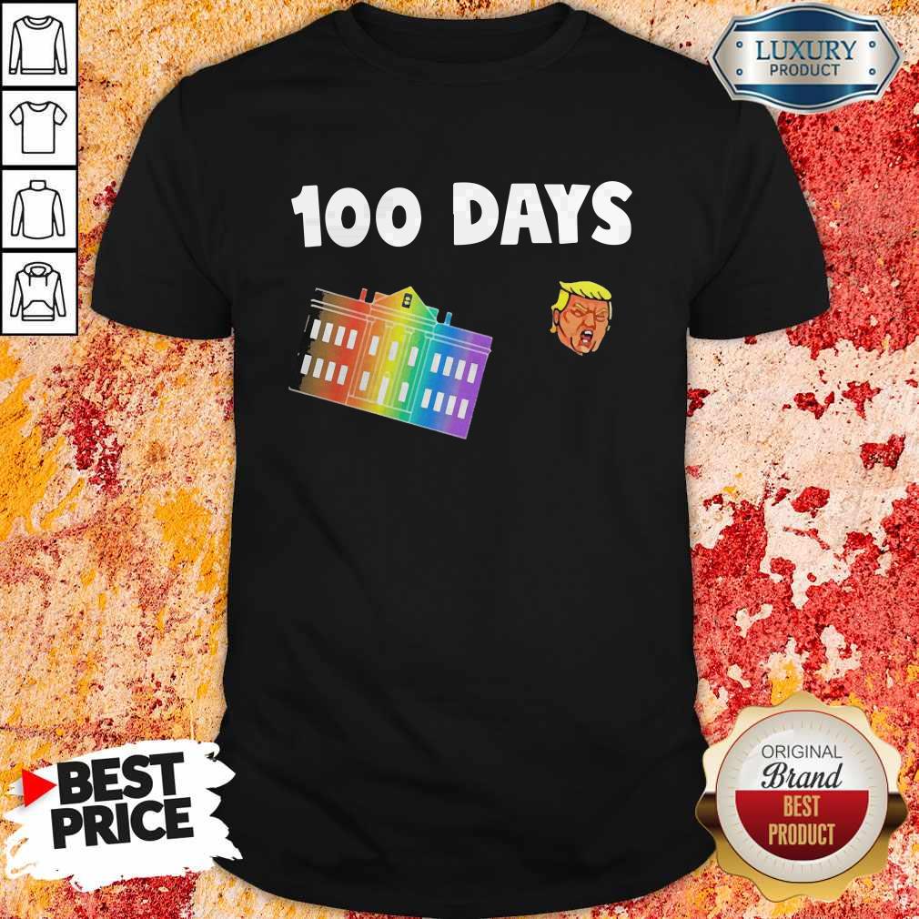 White House 100 Day Donald Trump Shirt