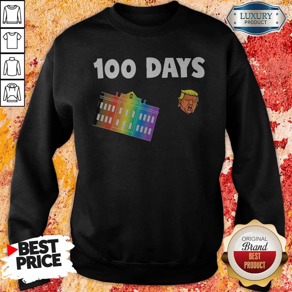 White House 100 Day Donald Trump Shirt - Image 4