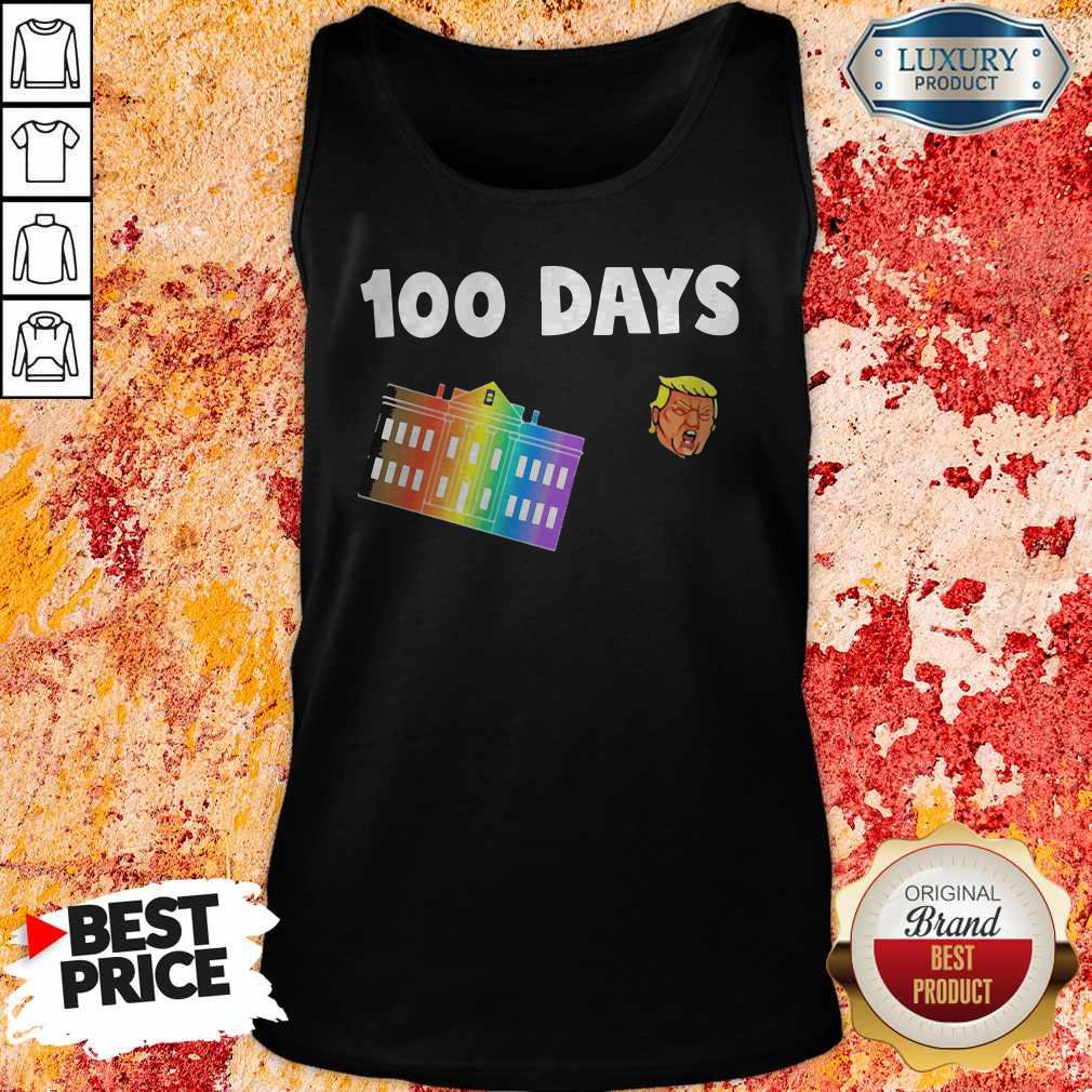 White House 100 Day Donald Trump Shirt - Image 3