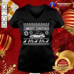 Alternative view of Great Car BMW M Merry Ugly Christmas Shirt