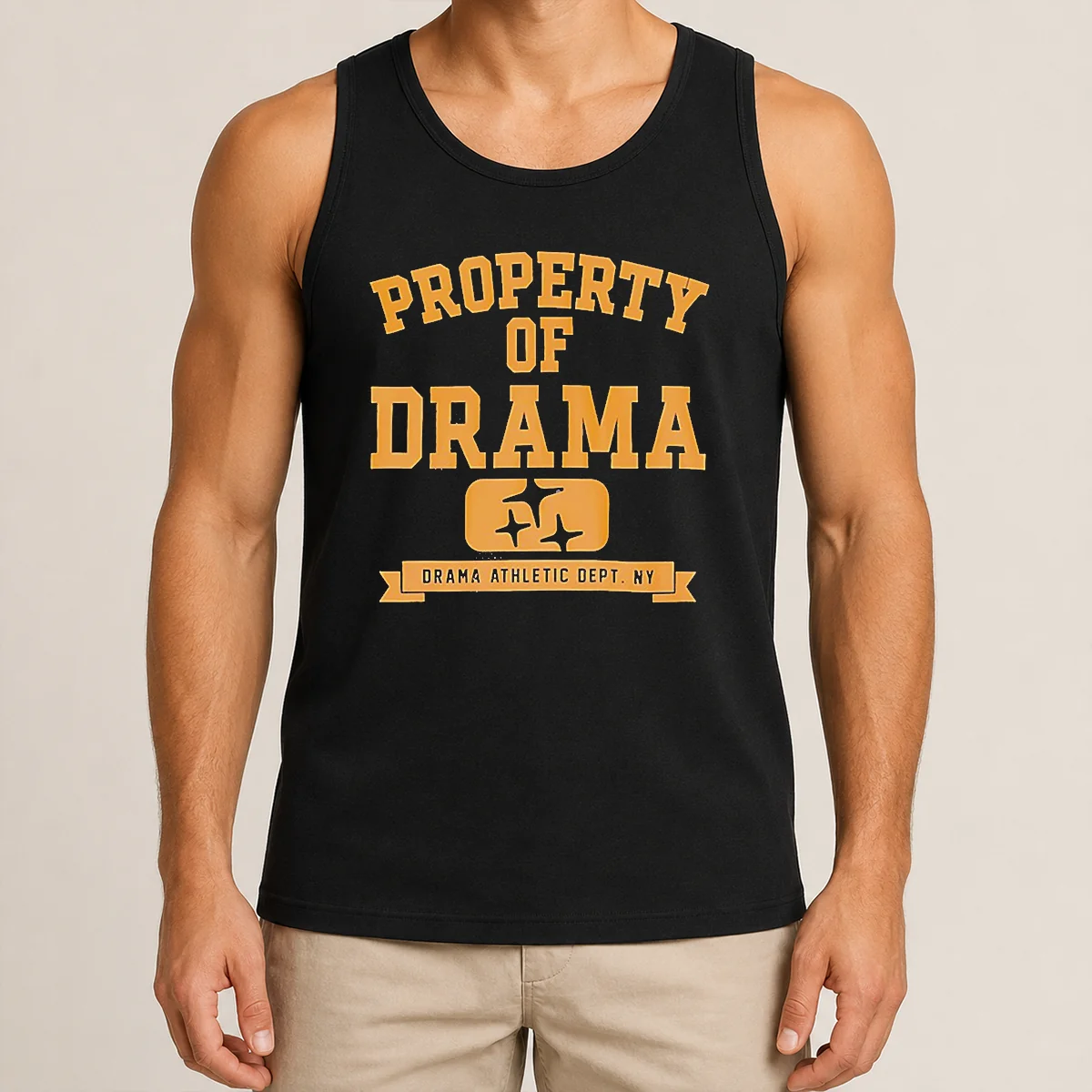 Nice Property Of Drama Athletic Dept NY Shirt - Image 3