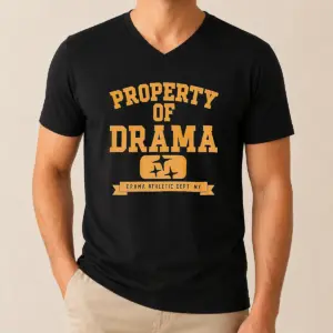 Alternative view of Nice Property Of Drama Athletic Dept NY Shirt