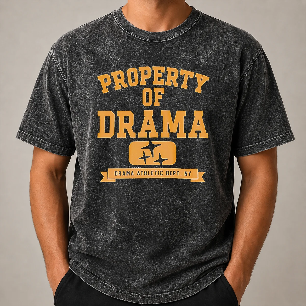 Nice Property Of Drama Athletic Dept NY Shirt - Image 8