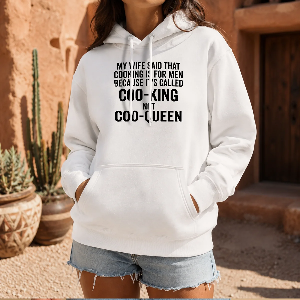 Official My Wife Said That Cooking Is For Men Because It Is Called Coo King Not Coo Queen Shirt - Image 5