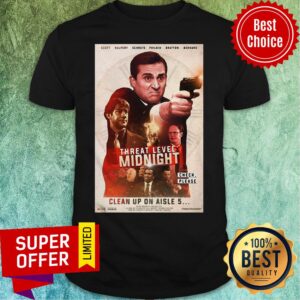 Funny Threat Level Midnight Check Please Clean Up On Aisle 5 Shirt