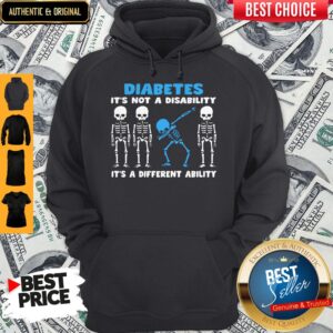 Alternative view of Official Diabetes It's A Different Ability Shirt